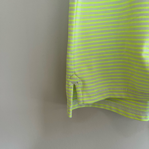 Vineyard Vines Kids Bradley Stripe Sankaty Performance Polo, Yellow/Gray, XL - Picture 4 of 6